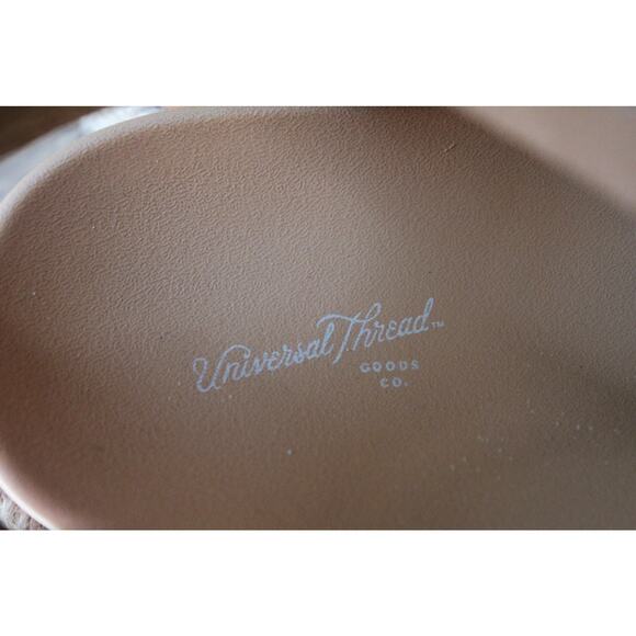 Universal Thread Animal Print Platform Chunky Strappy Woven Sandals - Picture 6 of 8